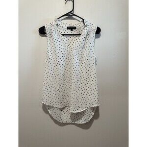 Gibsonlook Sleeveless Ruffled Neckline Blouse XXS